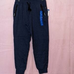 Spyder Blue Tapered Fit Zip Close Pockets Jogger Pants size Large